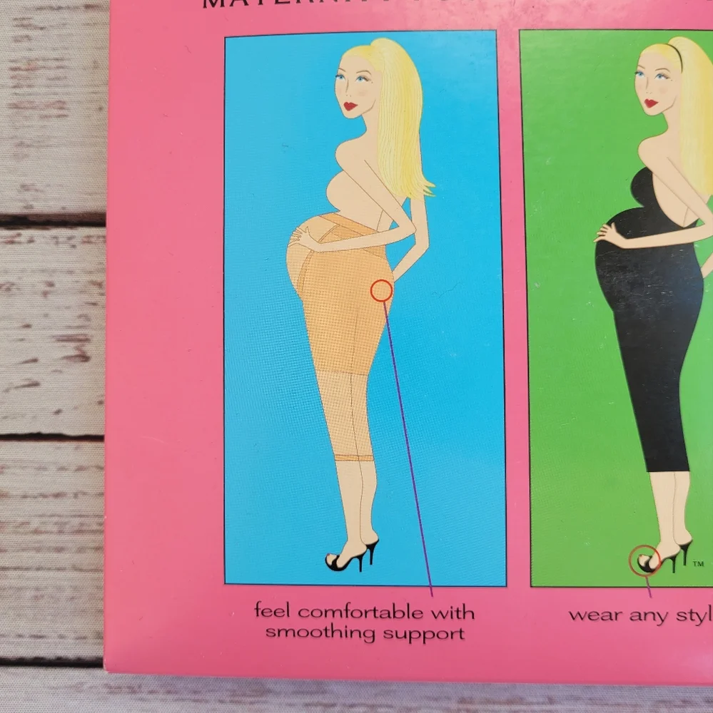 Mama SPANX Nude Maternity Footless Pantyhose Size A 007‎